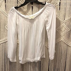 Anthropology Cloth & Stone top - off shoulders